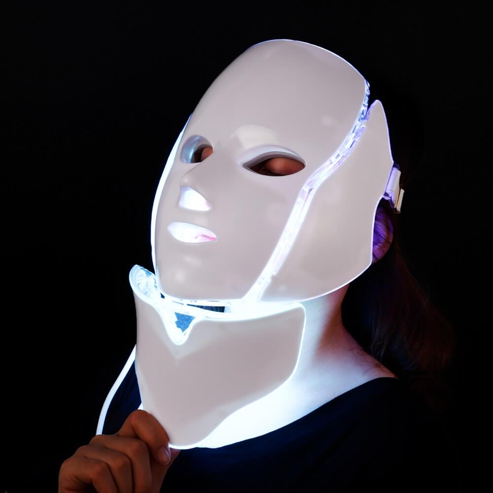 Masque LED pour le visage et le cou de luminothérapie photonique Užsisakykite Trendai.lt