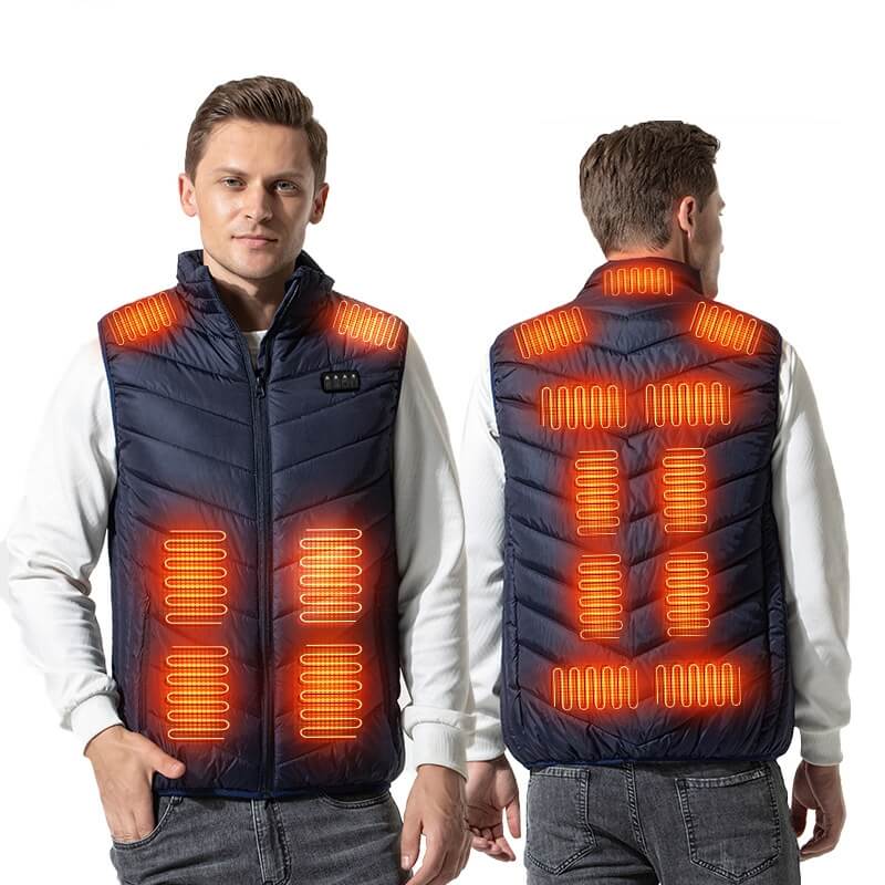 Nouveau modèle de gilet chauffant électrique unisexe avec jusqu’à 17 zones Užsisakykite Trendai.lt