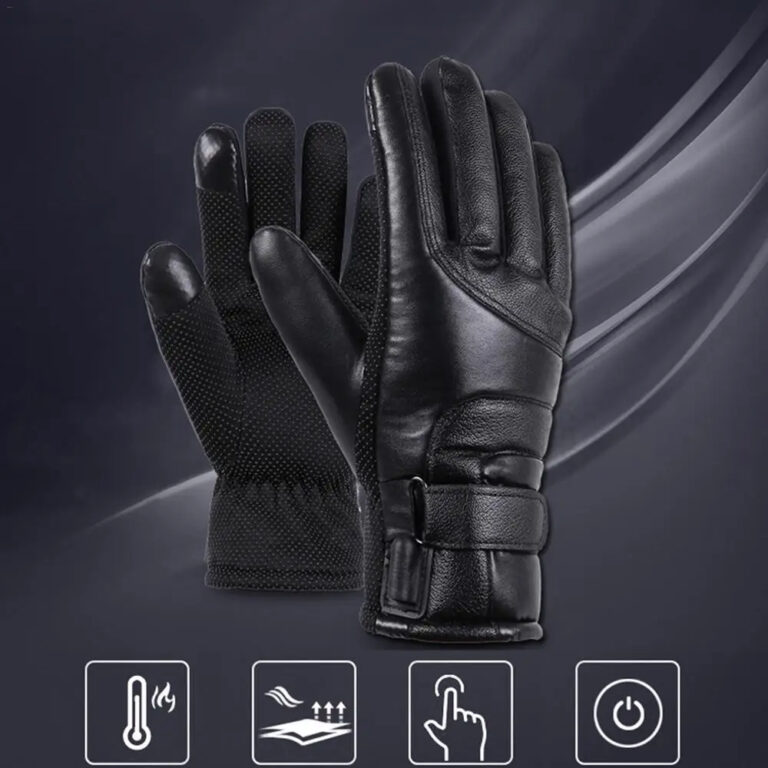 Gants en cuir chauffants électriques Užsisakykite Trendai.lt 4