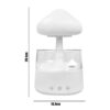 Nuage de champignon d’humidificateur d’air de vaporisateur d’huile essentielle d’effet de pluie Užsisakykite Trendai.lt 37