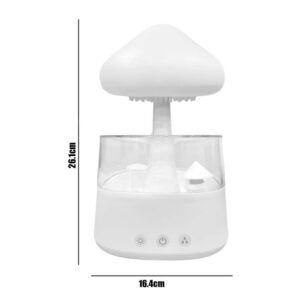 Nuage de champignon d’humidificateur d’air de vaporisateur d’huile essentielle d’effet de pluie Užsisakykite Trendai.lt 17