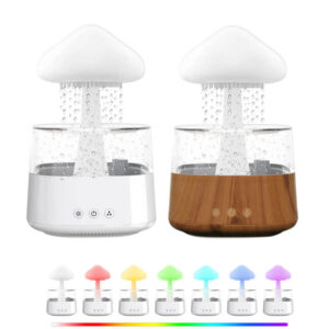 Nuage de champignon d’humidificateur d’air de vaporisateur d’huile essentielle d’effet de pluie Užsisakykite Trendai.lt 16