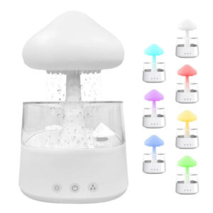 Nuage de champignon d’humidificateur d’air de vaporisateur d’huile essentielle d’effet de pluie Užsisakykite Trendai.lt 21