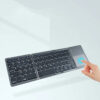 Mini clavier sans fil pliable avec surface tactile Užsisakykite Trendai.lt 35