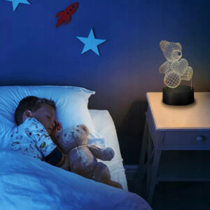Lampe de nuit avec effet ours 3D et télécommande Užsisakykite Trendai.lt 17