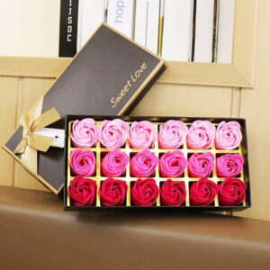 Roses de savon parfumées dans une boîte de luxe 18 pcs. Užsisakykite Trendai.lt 13